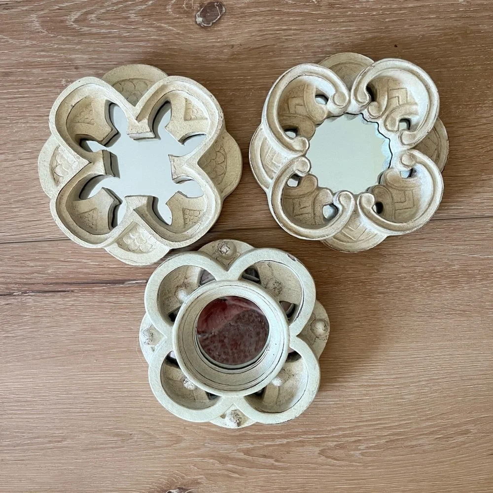 Irish Celtic Knot Brown Small Mirrors set